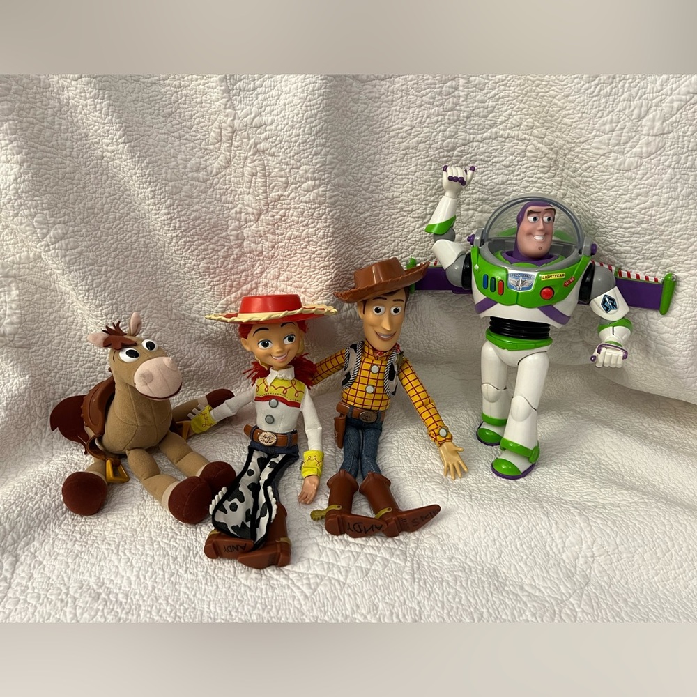 Toy Story lot- gently loved but still in great shape for the next best friend.